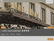 Tablet Screenshot of hotel-halm.de